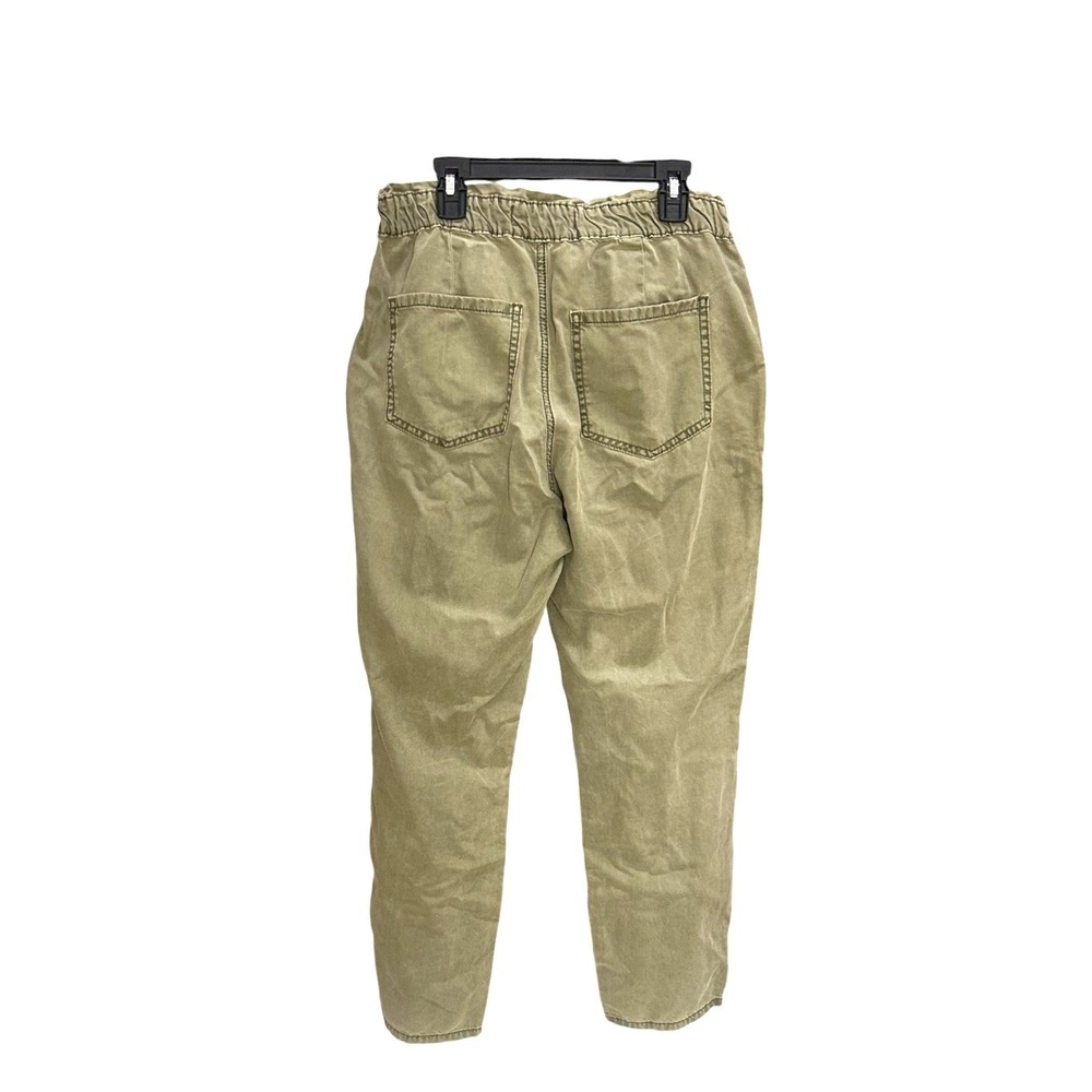 Sanctuary Standard Surplus Olive Green Paperbag Waist Button Fly Pants Size 28 - Picture 2 of 9